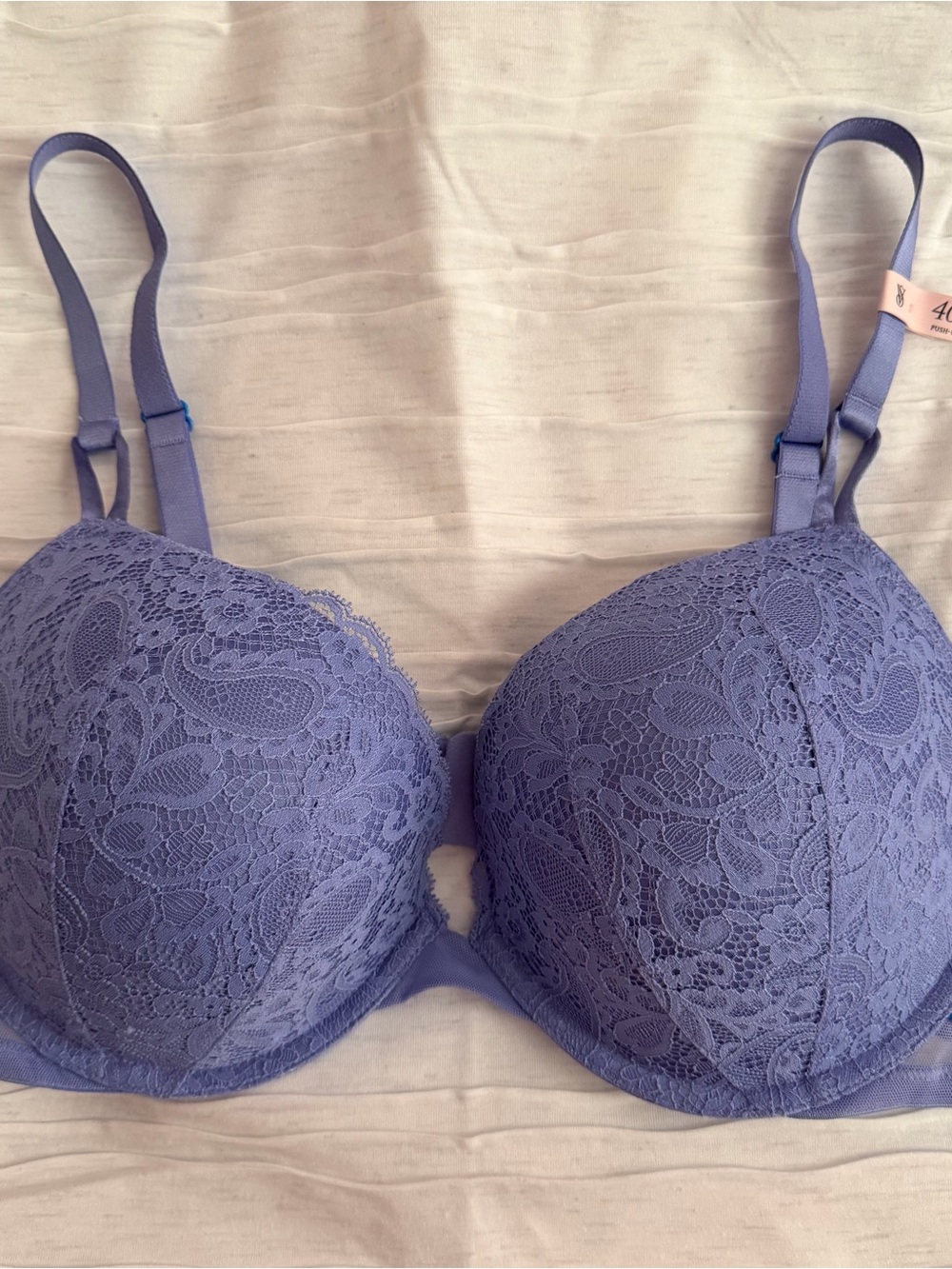 Victoria's Secret Lavender Lace Push-Up Bra